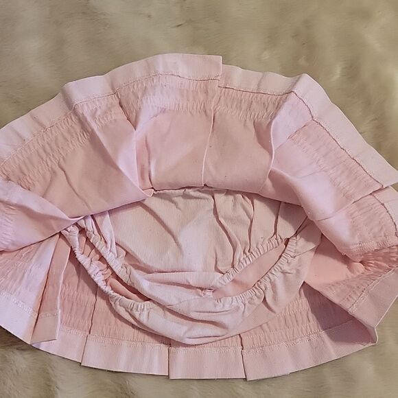 JANIE AND JACK LIGHT PINK PLEATED SKORT WITH BOW, SIZE 12-18 MONTHS - Picture 5 of 8